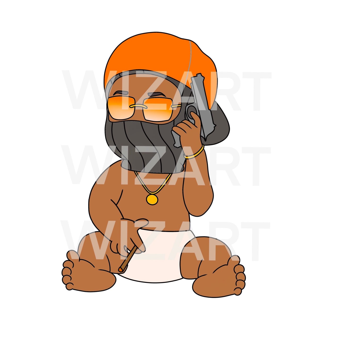 cartoon hood png, cartoon black boy, project baby, cartoon baby hood baby gangsta baby