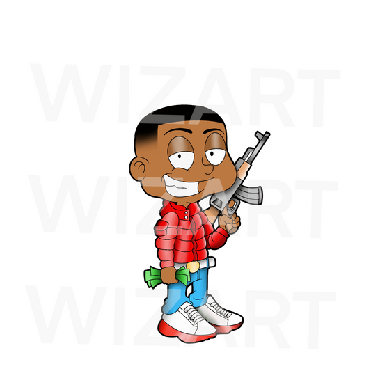 cartoon hood png, cartoon black boy, project baby, cartoon baby hood baby gangsta baby