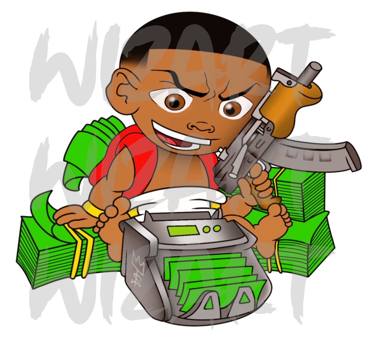 Cartoon hood png, cartoon black boy, project baby, cartoon baby hood baby gangsta baby png file