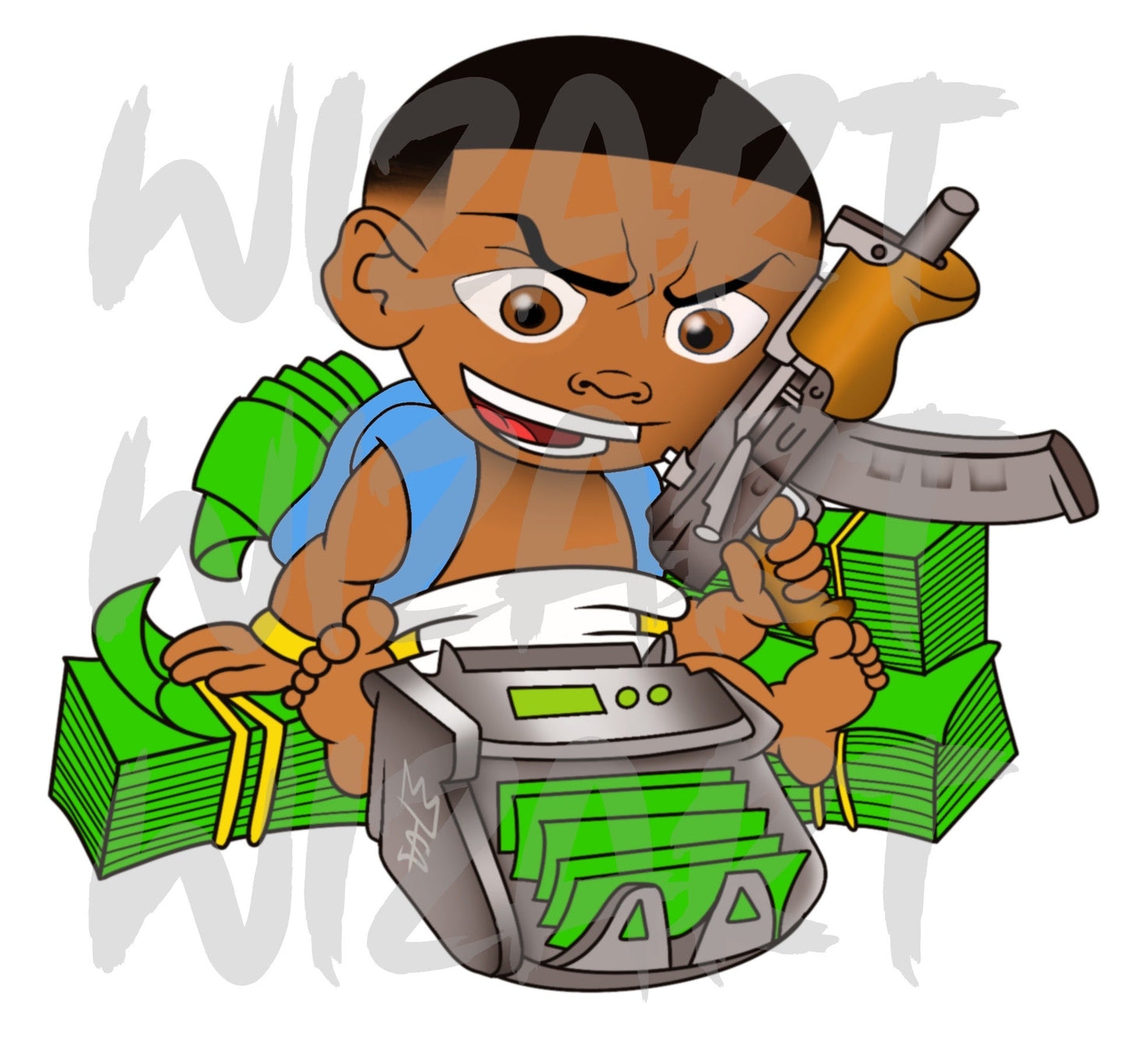 Cartoon hood png, cartoon black boy, project baby, cartoon baby hood baby gangsta baby png file