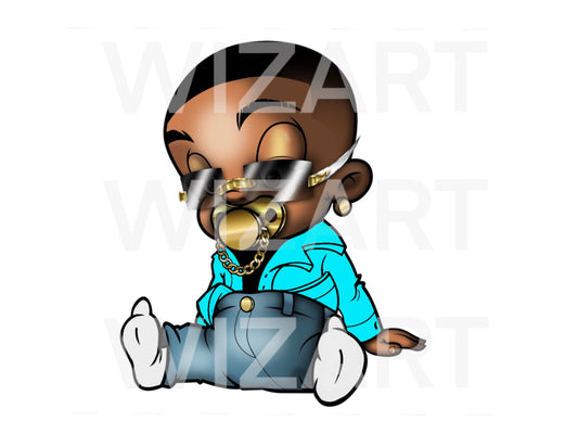 cartoon hood png, cartoon black boy, project baby, cartoon baby hood baby gangsta baby